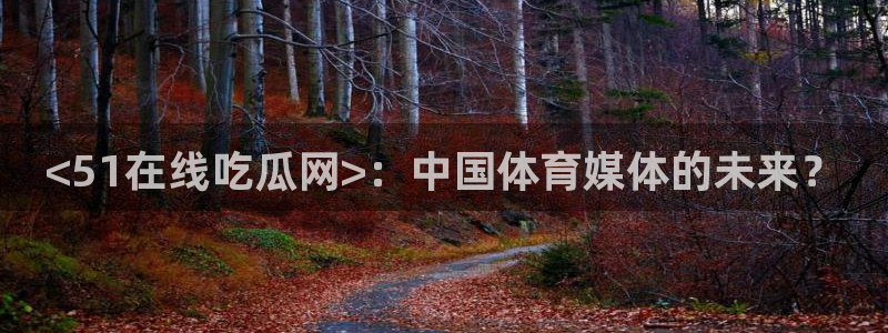911今日必吃大瓜：<51在线吃瓜网>：中国体育媒体的未来？